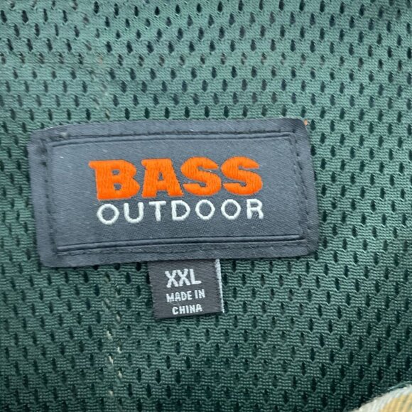 Bass Outdoor Mens XXL Rubber Plaid Stretch Flannel Shirt Long Sleeve NWT 4467 - Picture 3 of 10